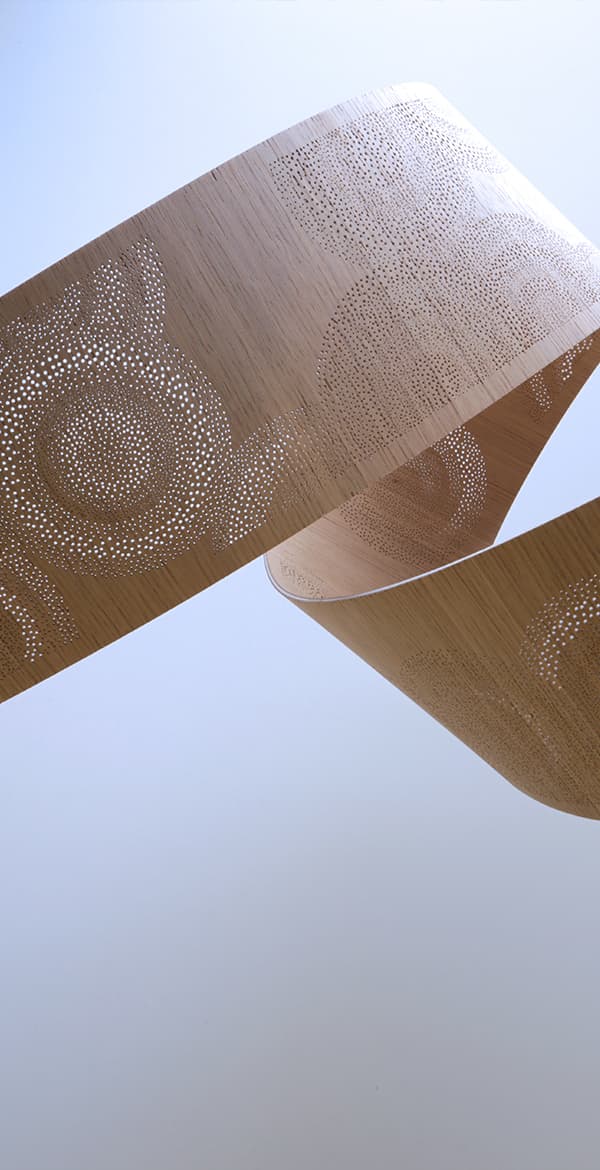 bois thermoformable cintre decor arca design innovation ebenisterie