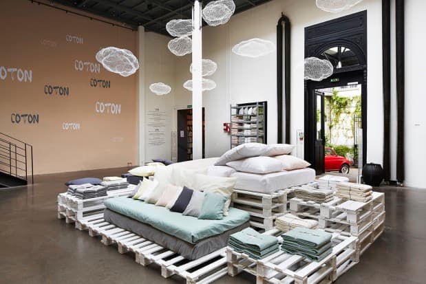 Merci coton pour la maison suspension nuage.