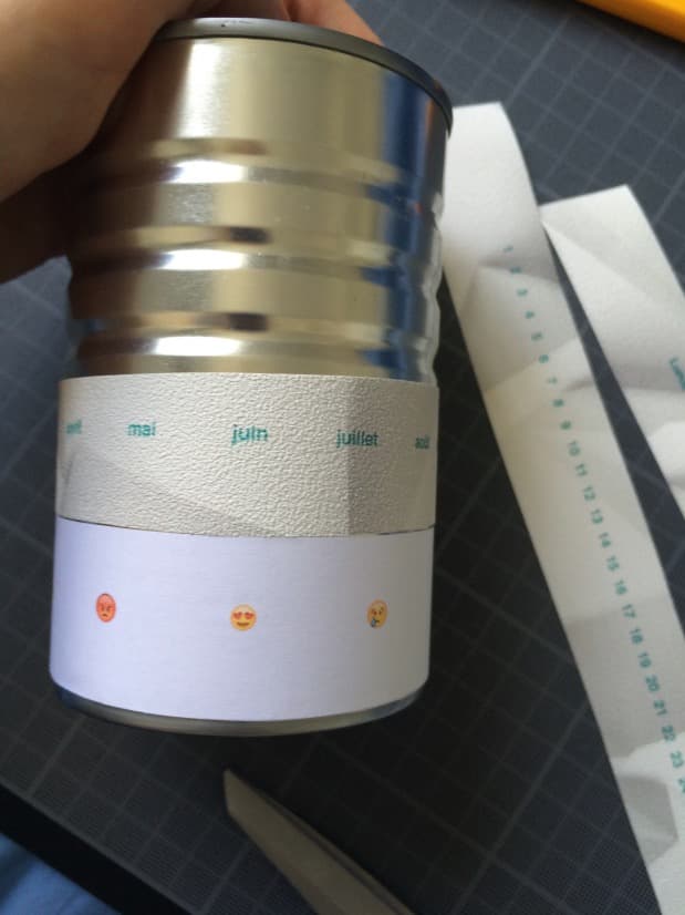 calendrier perpetuel diy tutoriel papier peint.