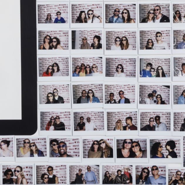 Fresque de merci shop paris fujifilm seeconcept. Photos réalisées avec le instax Wide 300 instantanné et lunettes letmesee.