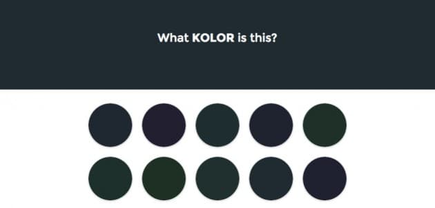 Jeu reconnaitre les couleurs nuance de noir et gris.