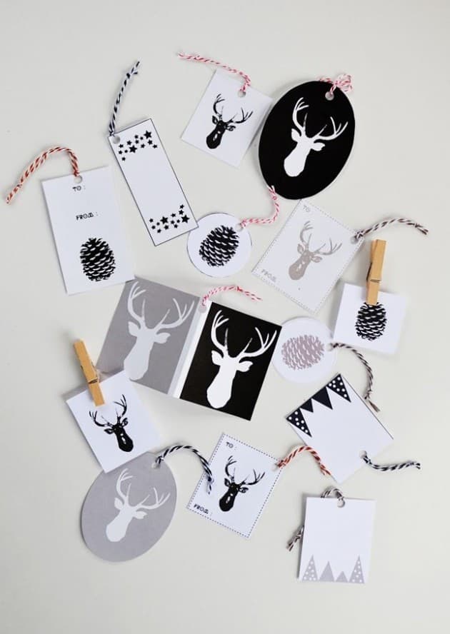 Etiquettes de Noël by th Plumed Nest.