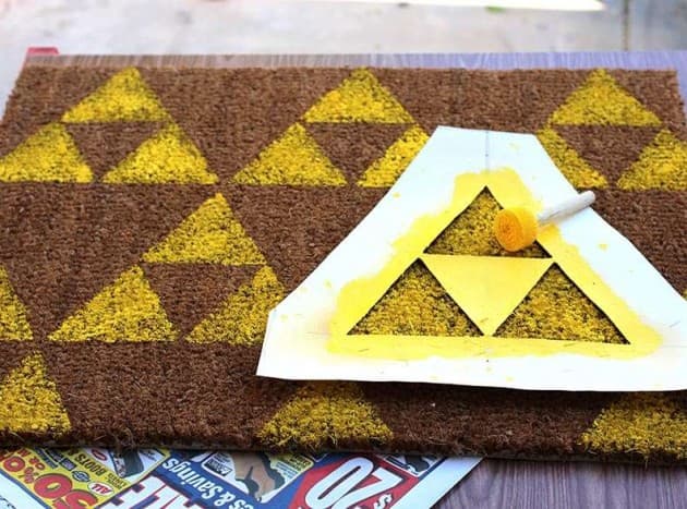 comment personnaliser son paillasson peinture