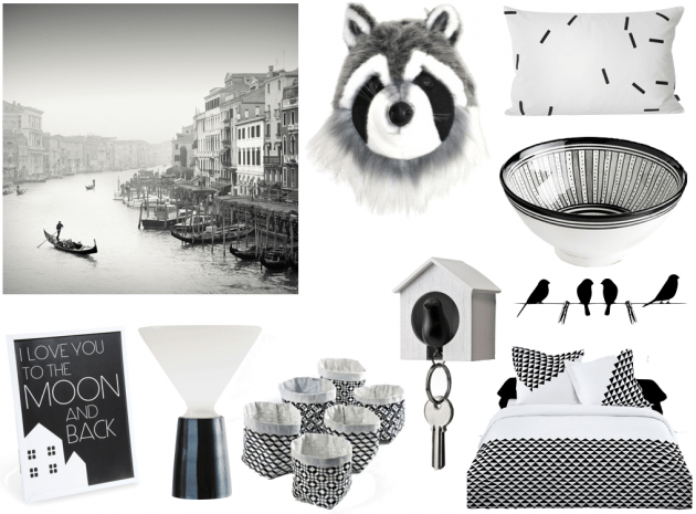 Idees cadeaux de Noel selection noire et blanche cadeau