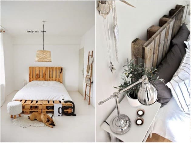 idée déco palette diy tete de lit