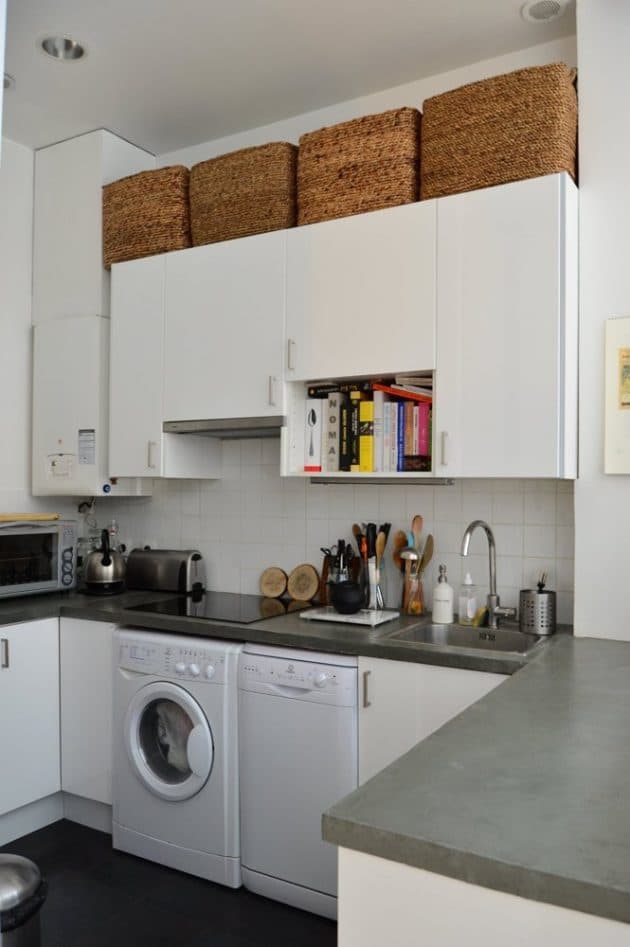 atelier loft parisien cuisine ouverte