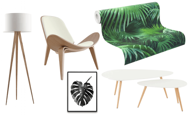 4MURS mur papier-peint tropical jungle