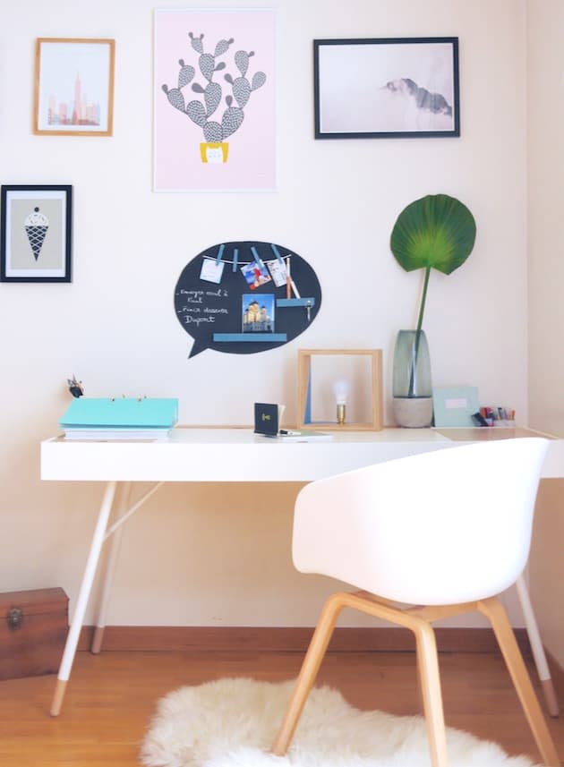 Fabriquer un pense-bête ardoise tutoriel deco