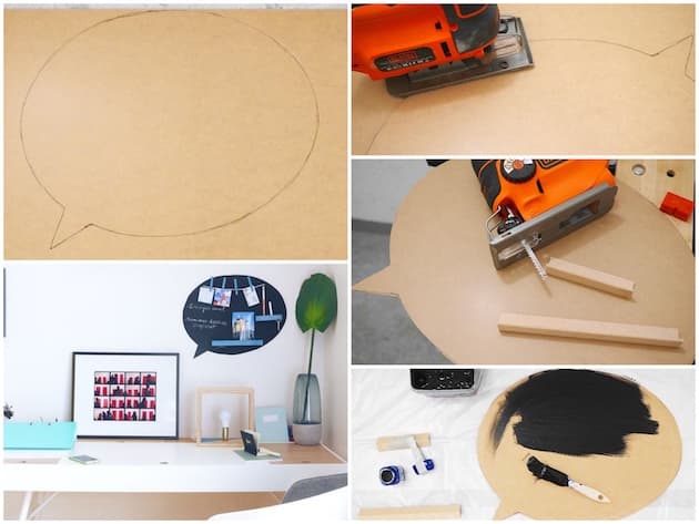 Fabriquer un pense-bête ardoise tutoriel deco
