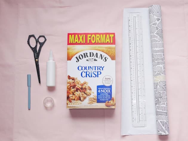 Semaine du papier peint DIY organiseur de bureau