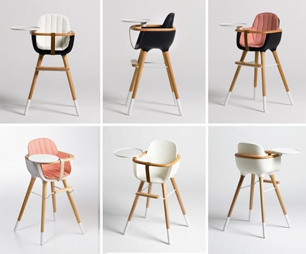 Chaise haute originale bébé design scandinave test
