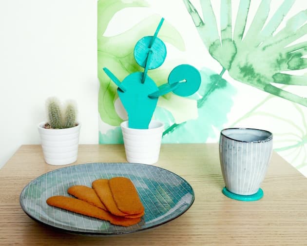 Cactus dessous de verre DIY clematc
