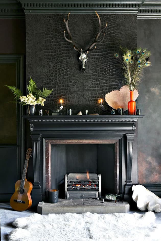 relooker cheminee brique diy