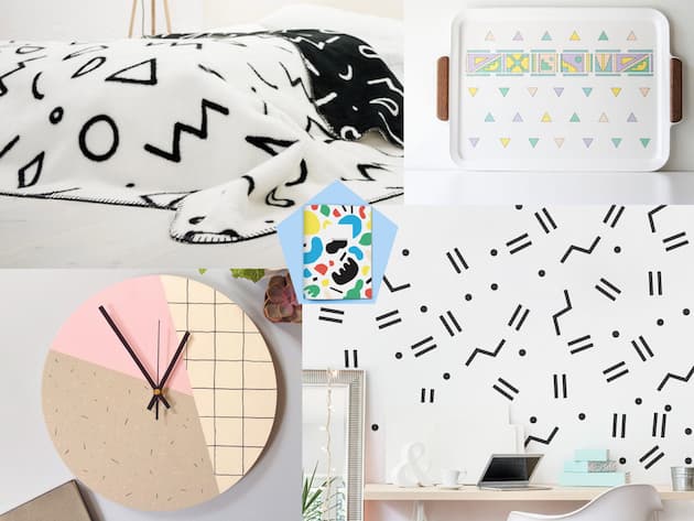 memphis design dessin idee decoration