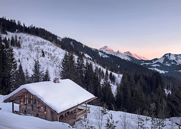 ferme de montagne transformee en chalet moderne