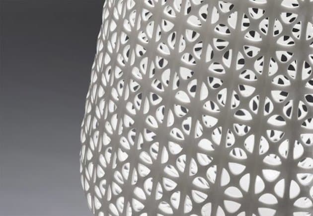 abat jour plastique imprimante 3d facon cannage moderne