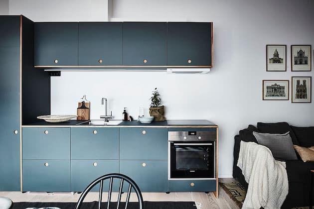 Visite deco petit appartement en longueur style nordique