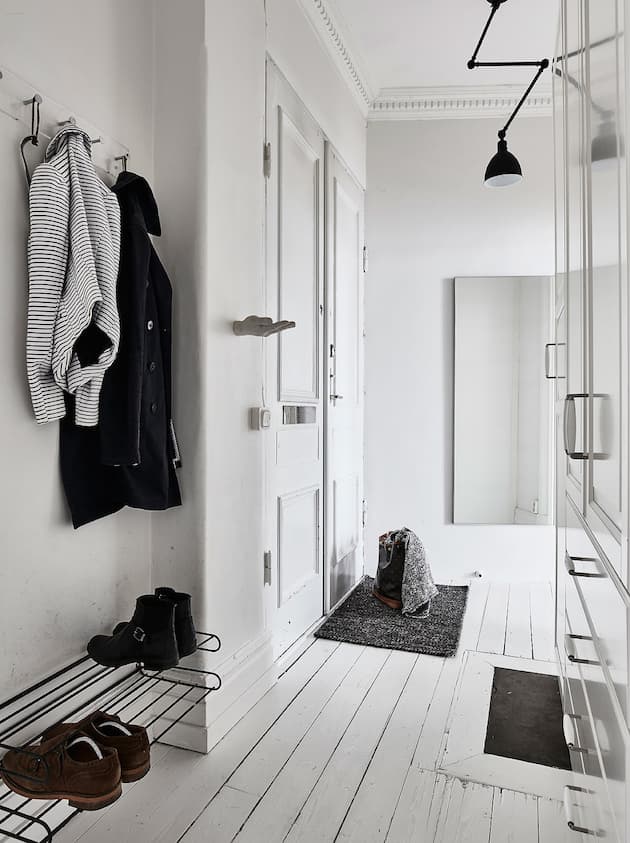 idée pour aménager une entré au style scandinave