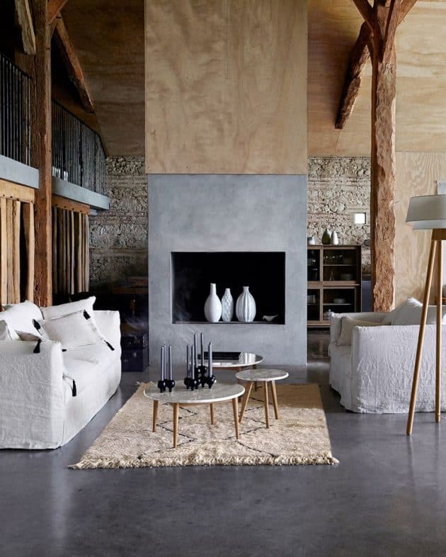 la redoute deco loft boheme chaleureux bois beton cire