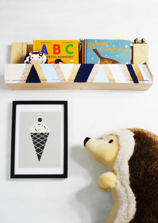 fabriquer avec des palettes meuble chambre enfant