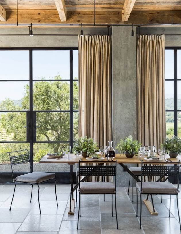 deco maison de campagne moderne salle à manger