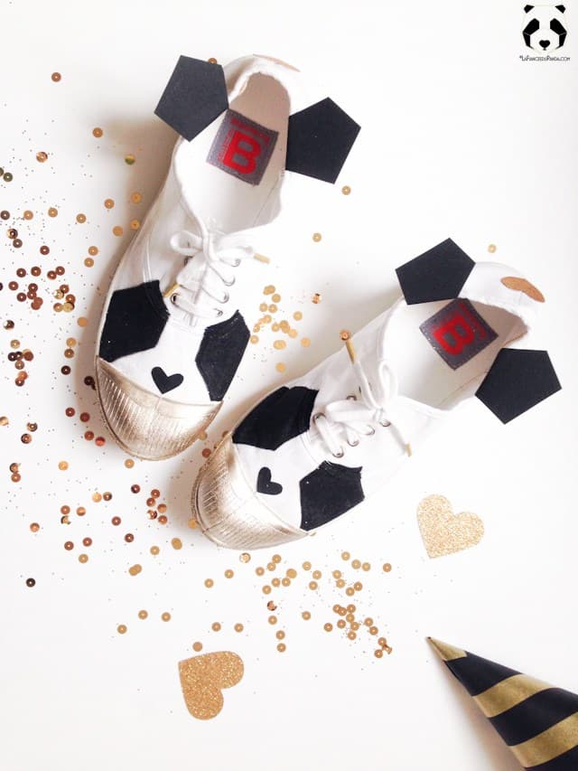 comment customiser ses chaussures diy coeur