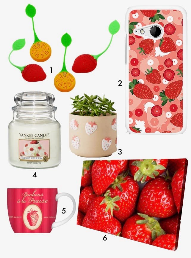 deco fraise ete theiere telephone blog deco clem around the corner
