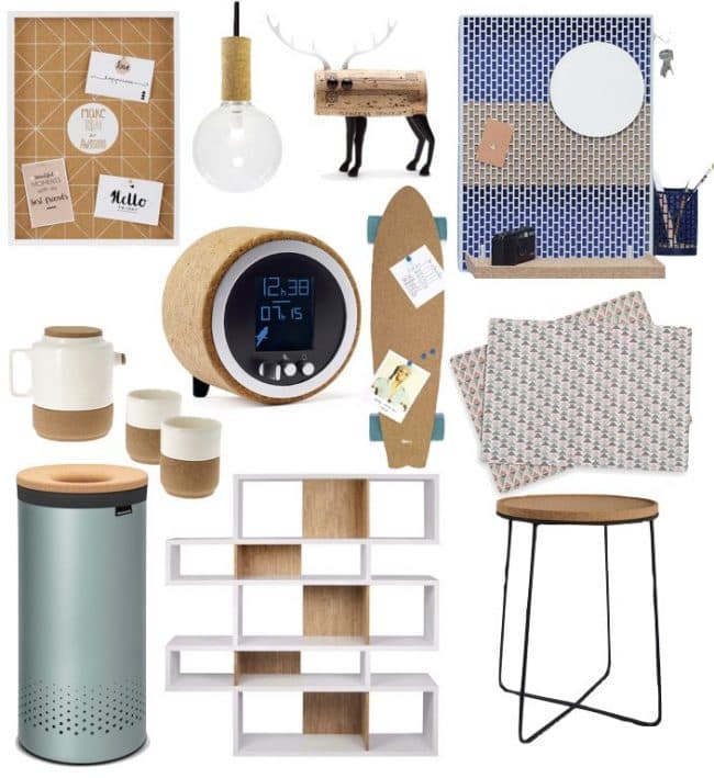 liège décoratif objet design et écologique pour la maison