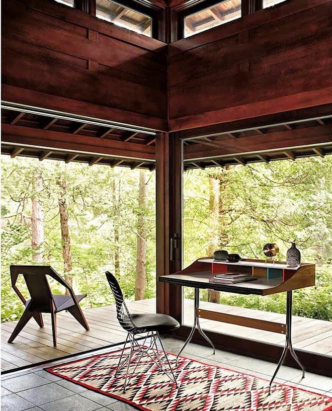coin bureau maison eames annee 50 modernisme