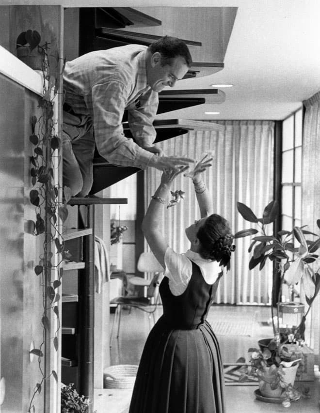 maison eames ray charles escalier colimacon