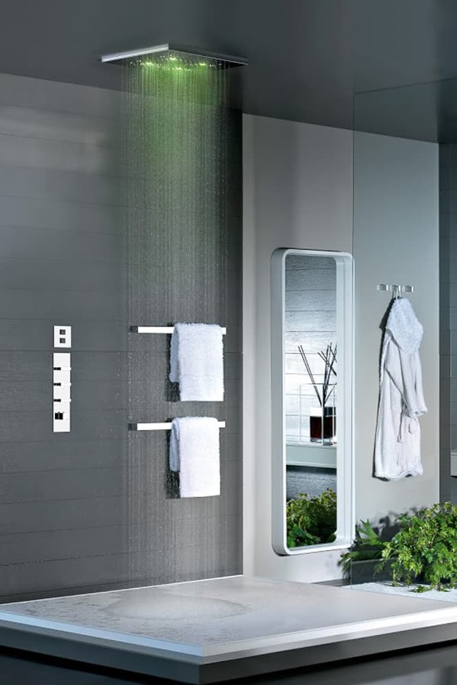 MASTERDOUCHE douche italienne surelevee moderne design blanche