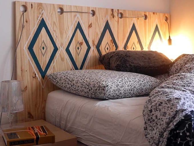 déco diy tête de lit clemaroundthecorner