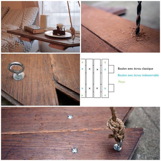 tutoriel fabriquer une table de chevet