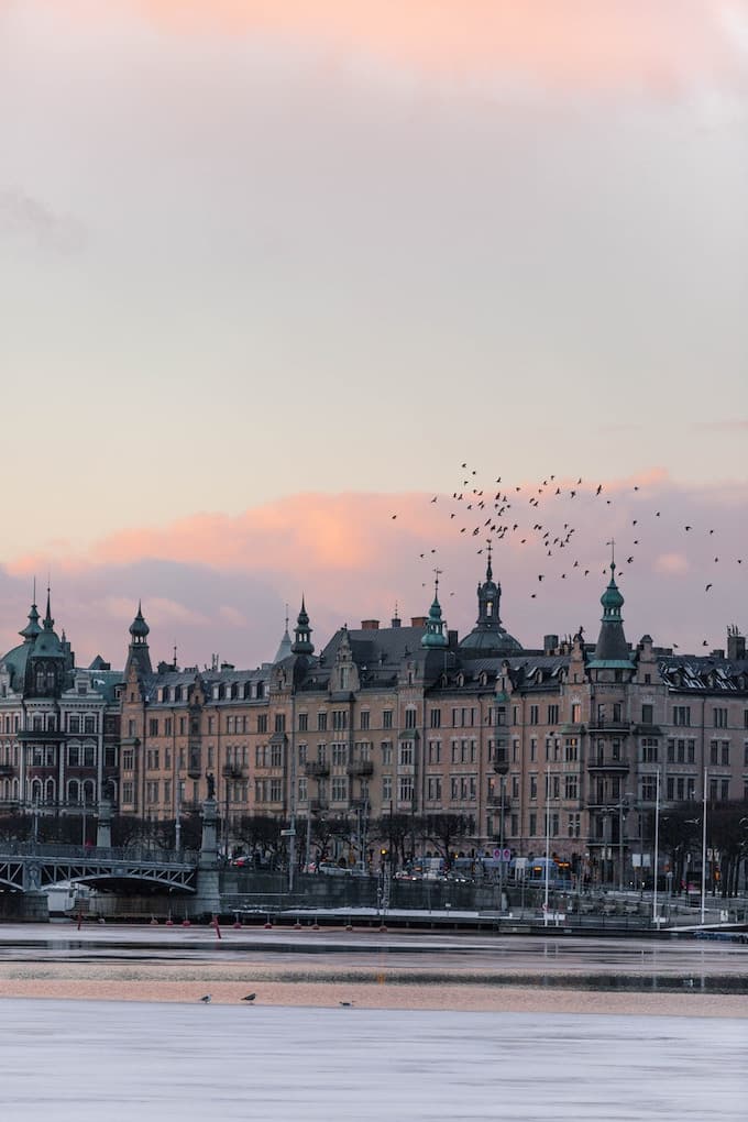 stockholm coucher de soleil lagom art de vivre suedois