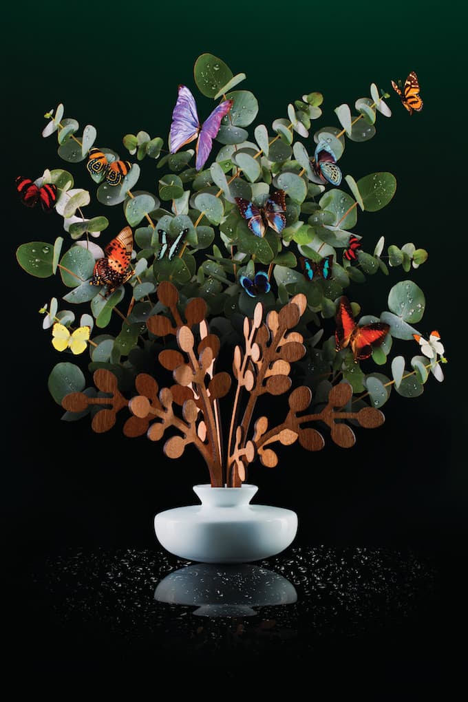 Bougie Ahhh Alessi The Five Seasons aux notes printanières