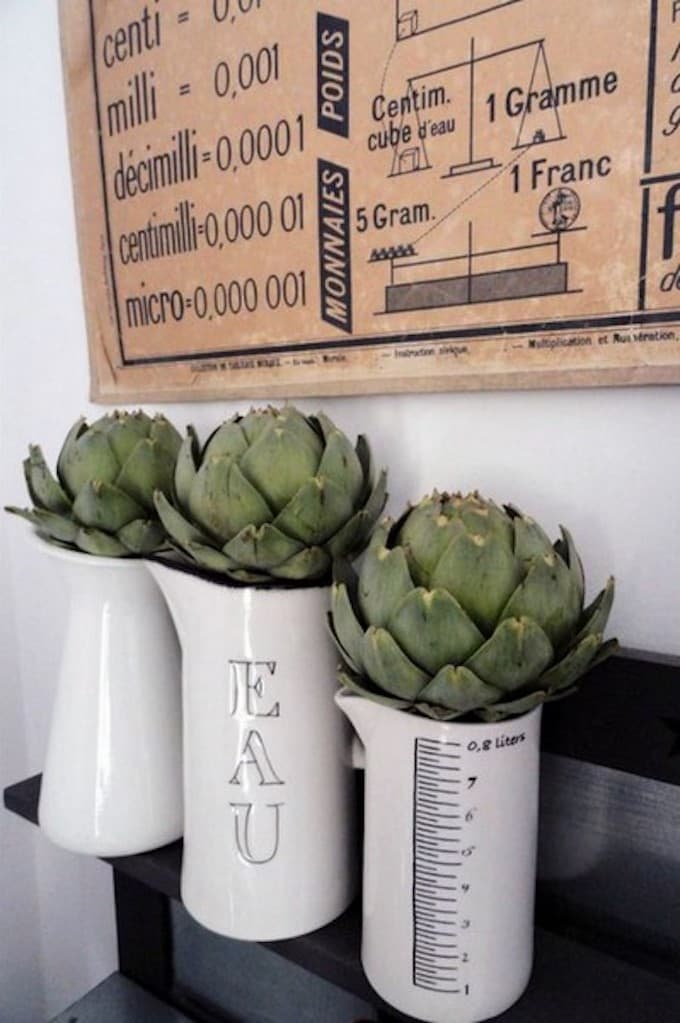 que faire avec des artichauts déco végétale bouquet avec artichaut clemaroundthecorner blog déco