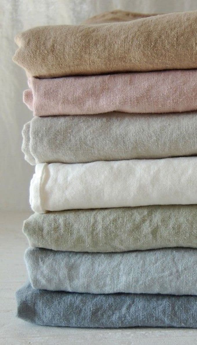 linge de lit en chanvre textile couleurs nuances tissu blog déco clem around the corner
