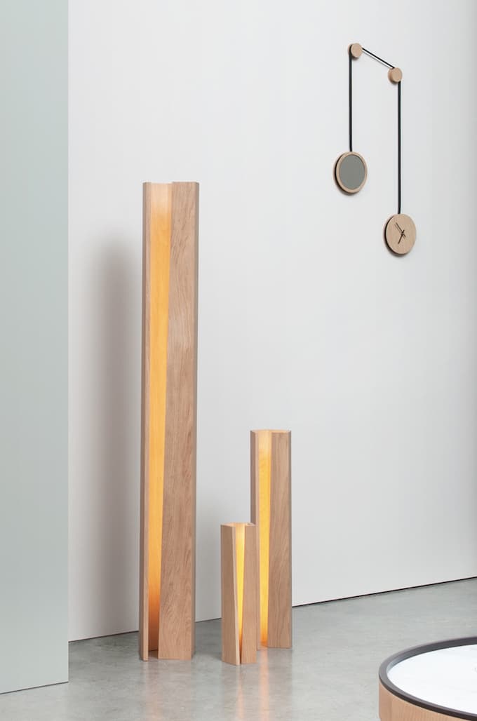 drugeot manufacture lumière bois massif horloge miroir blog déco clemaroundthecorner