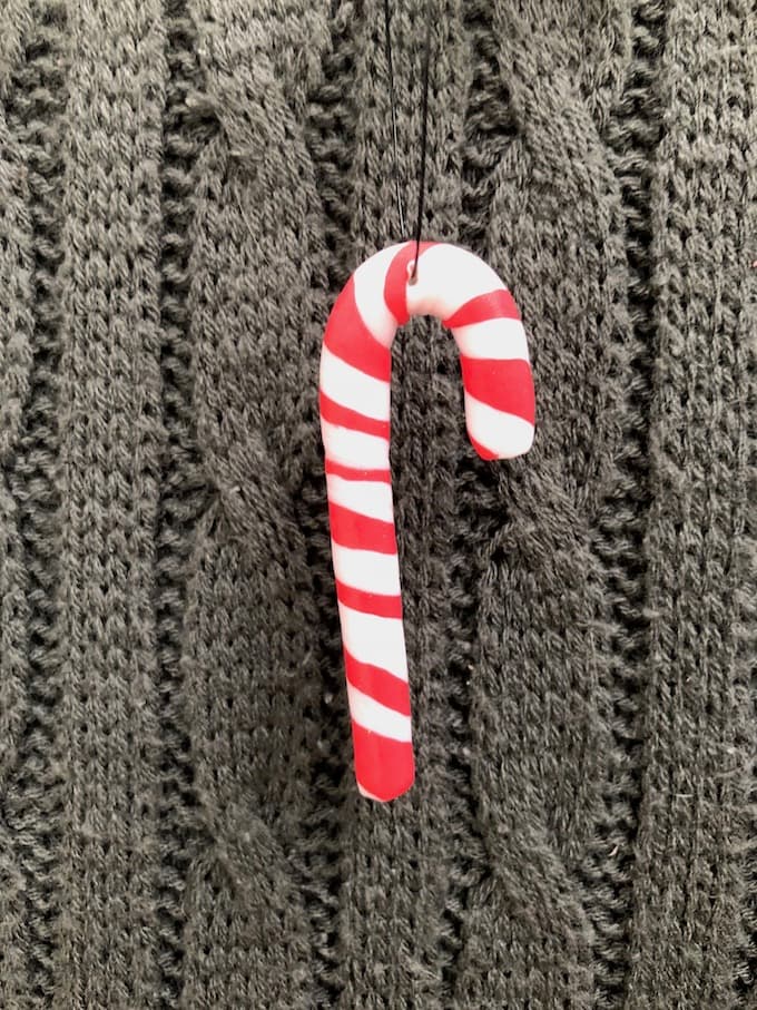 fimo noel facile diy candy canne décoration sapin - blog diy - clem around the corner