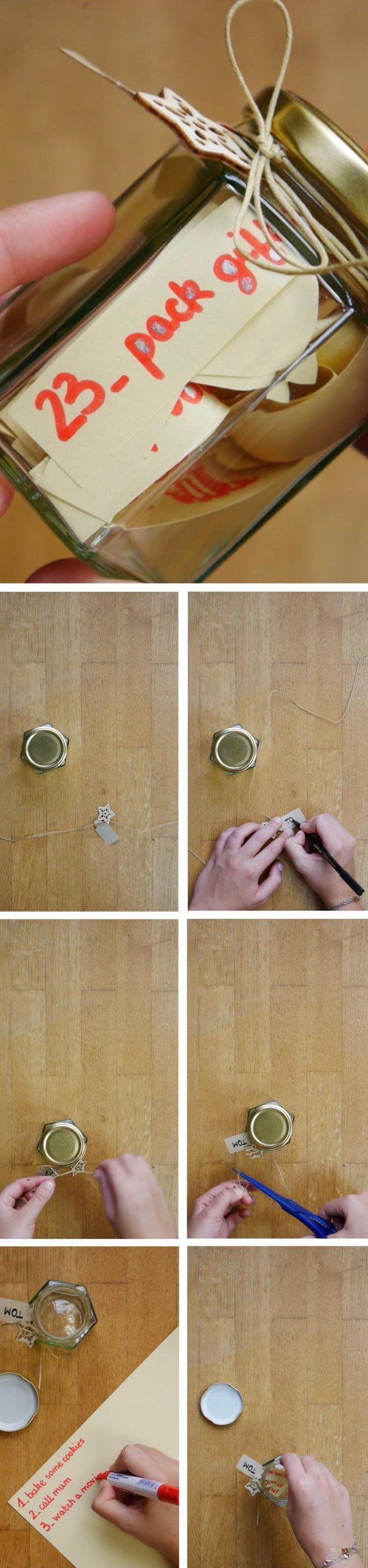 calendrier avent diy bocal activités avant noël blog déco clem around the corner