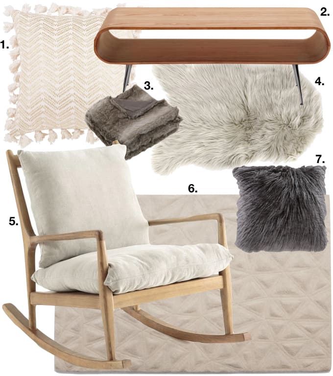 chambre adolescent stylé cosy fourrure confortable design moderne