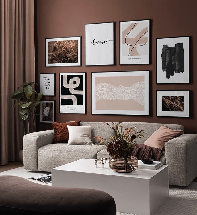studio déco bordeaux mur terracotta cosy