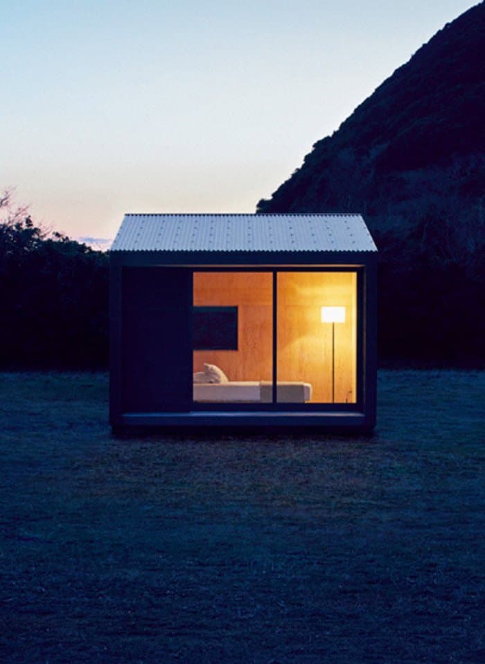 cabane muji nuit exterieur lit montagne