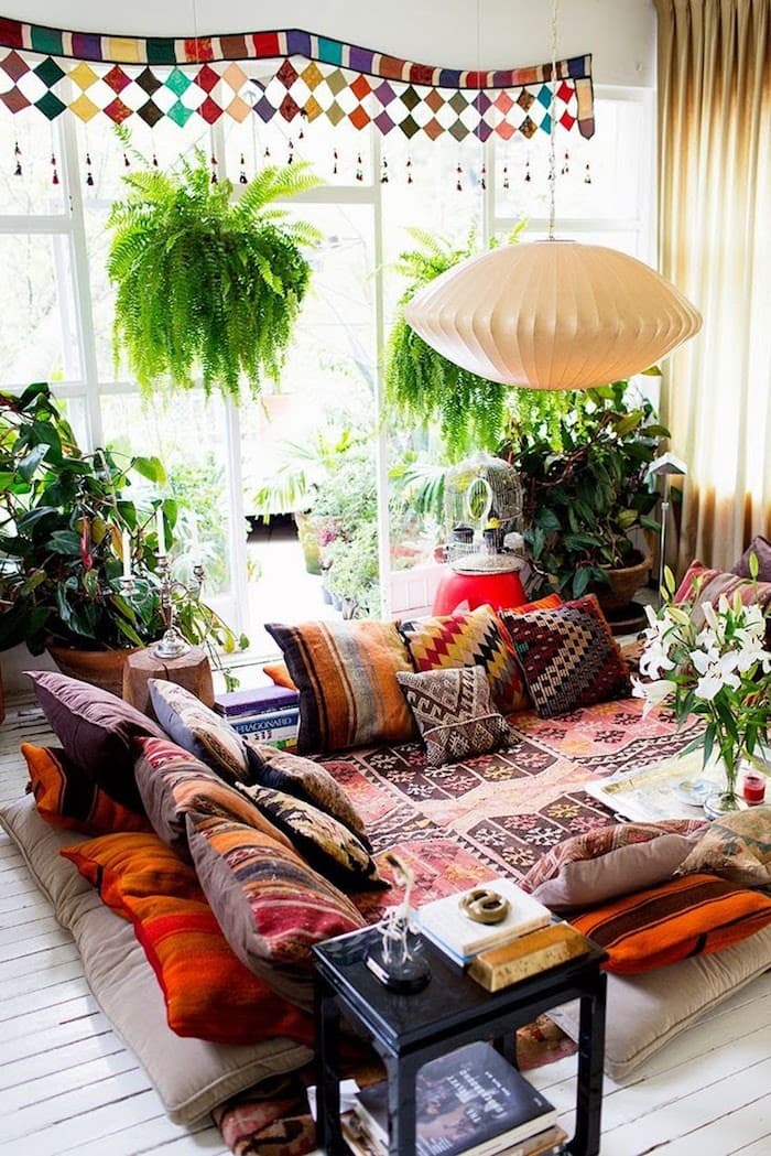 deco bucolique boho boheme couleurs ethnique