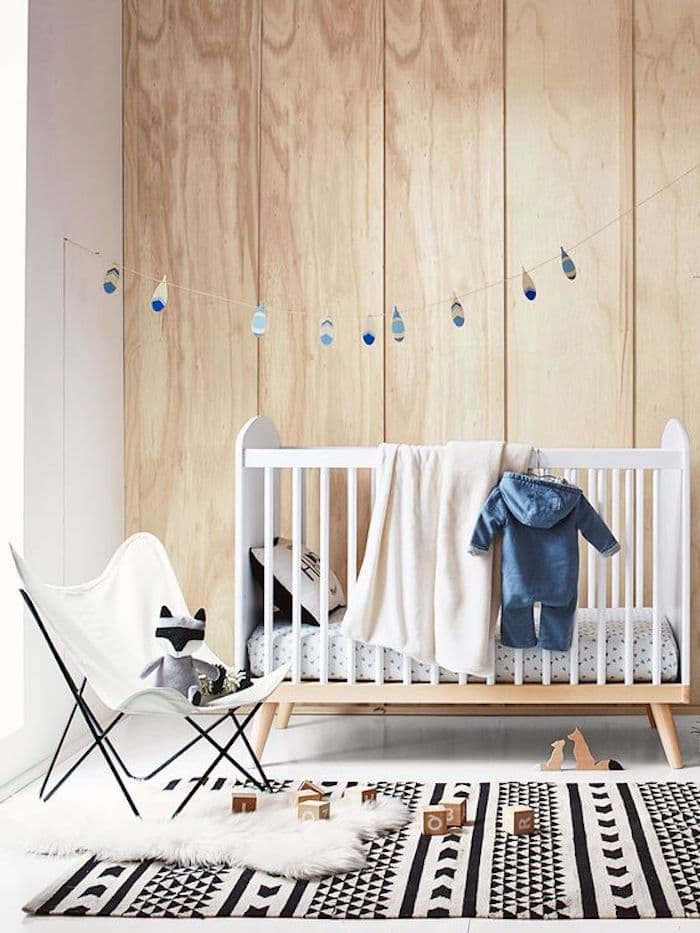deco ethnique tapis bois chambre enfant