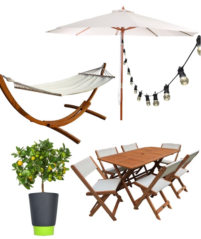 terrasse et jardin guinguette table guirlande cosy bucolique blog deco design