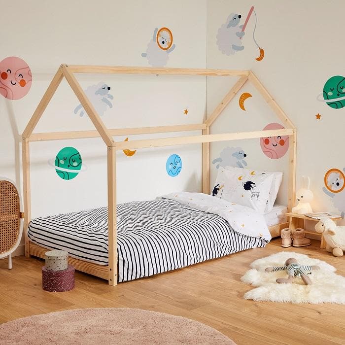 chambre deux enfants mixte lit cabane -blog déco clem around the corner