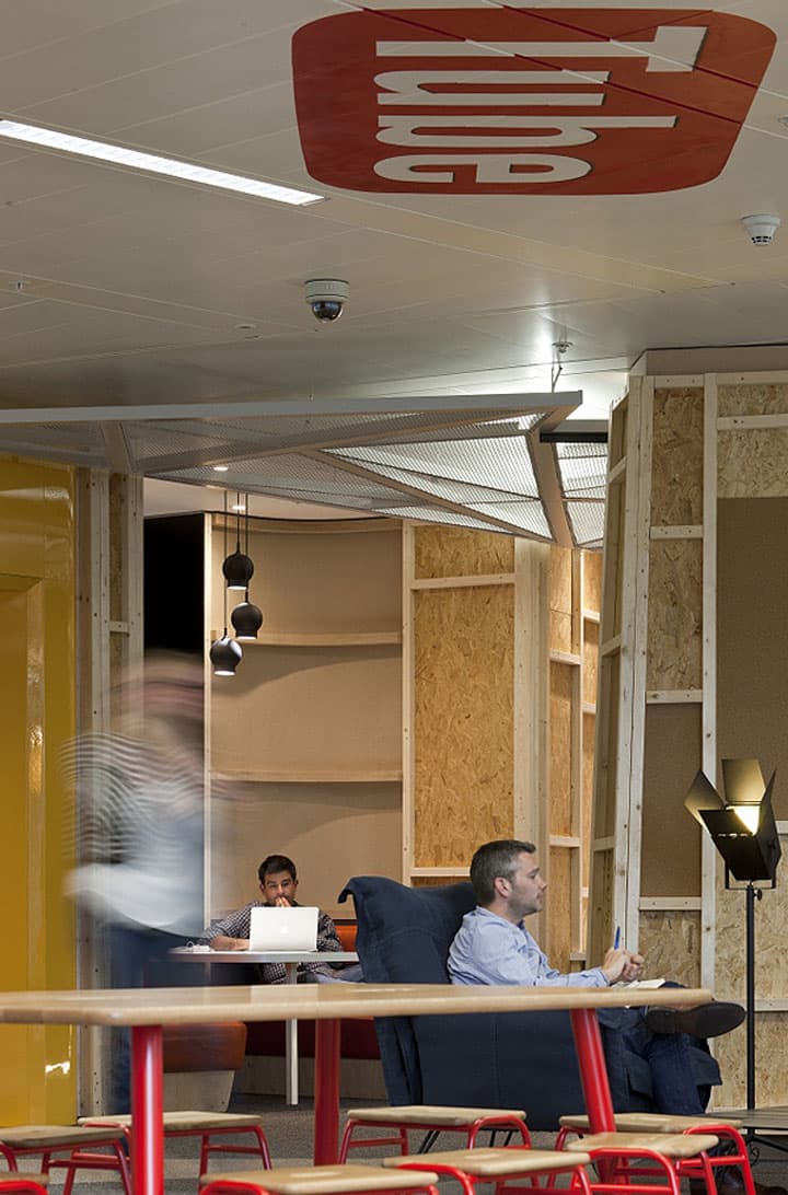 YouTube bureau londres tendance deco coworking