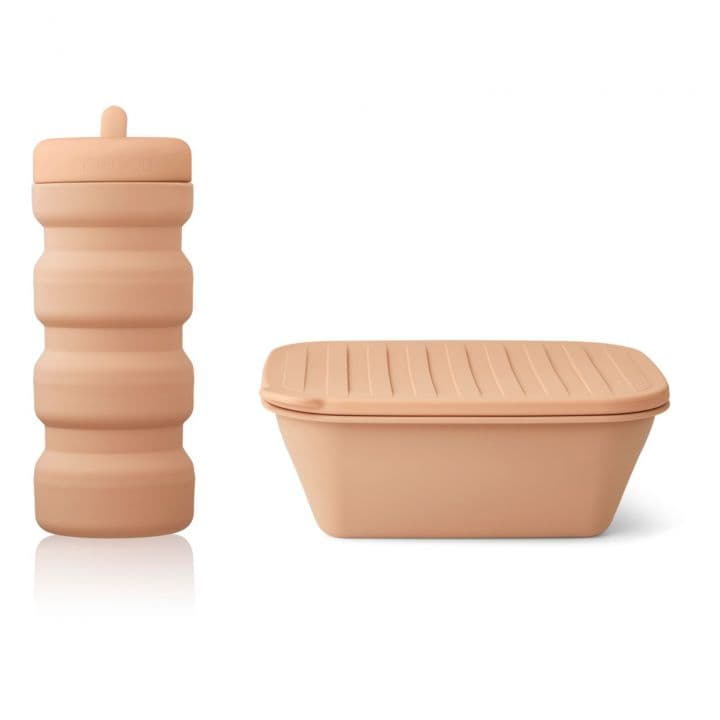gourde box boite silicone pliable amovible rangement facile pratique repas chaud froid deco