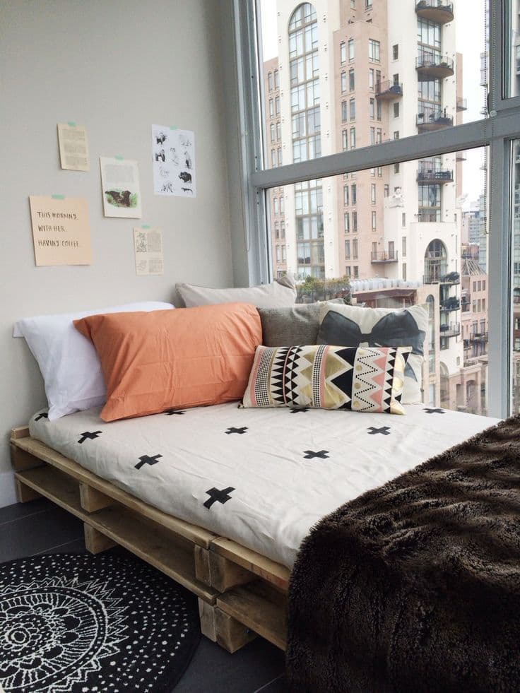 deco avec palette la chambre diy